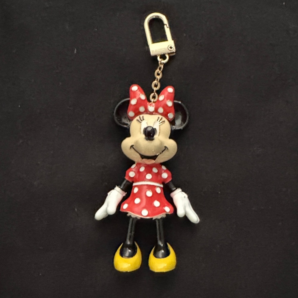 Disney BaubleBar Minnie Mouse Keychain - Picture 2 of 5